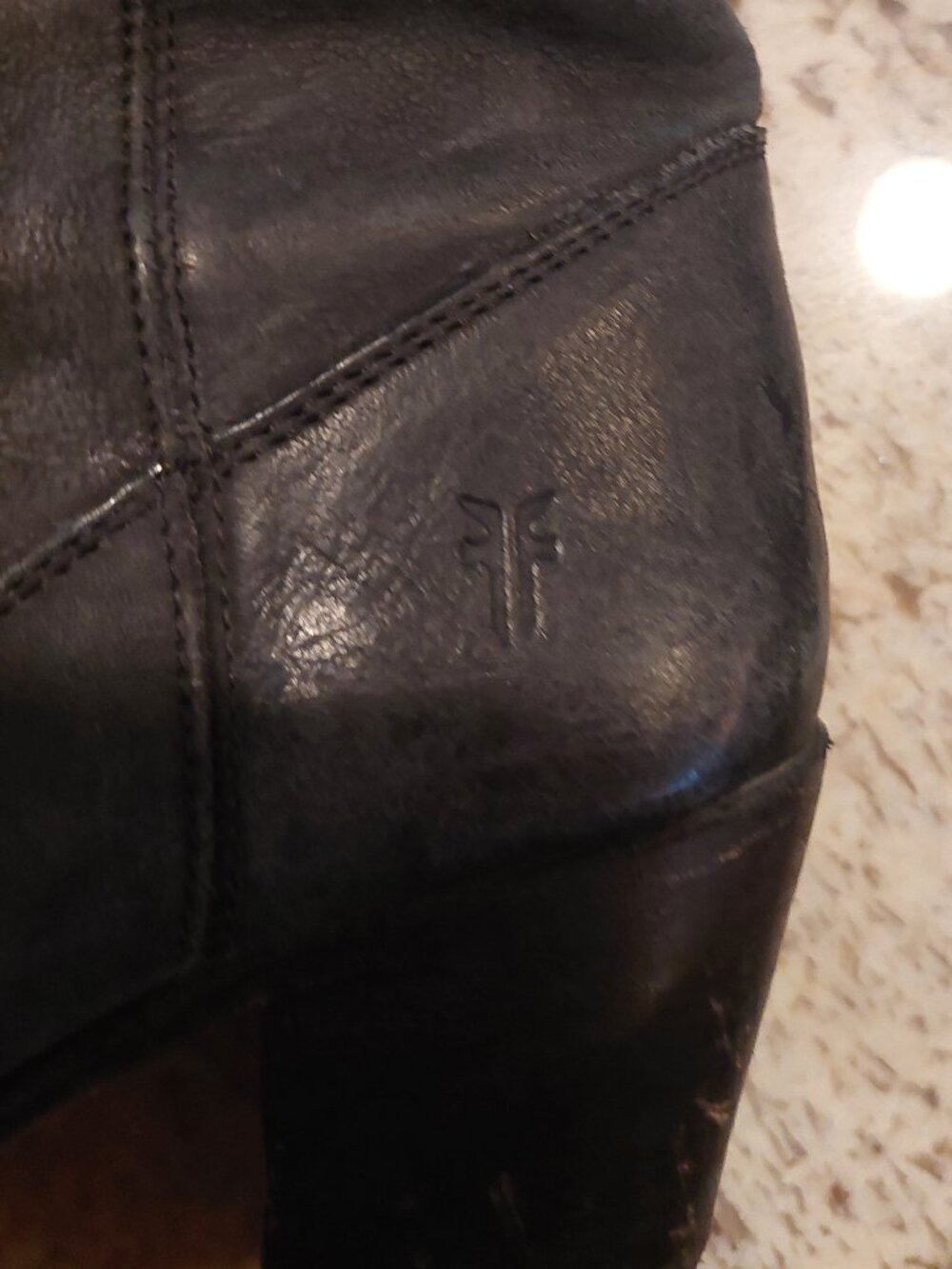Frye Jackie Button Tall Riding Boots, Soft Black size 11b - Picture 6 of 9